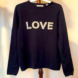 Chinti & Parker navy wool sweater